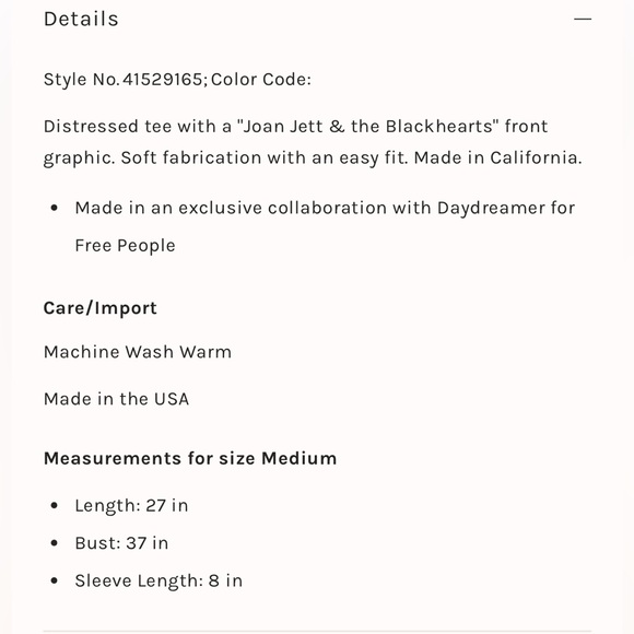 Daydreamer x Free People The Runaways Tee - Picture 8 of 9